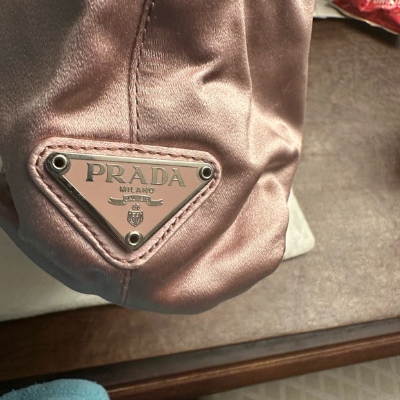 Prada satin tote with duster bag - Picture 3 of 7